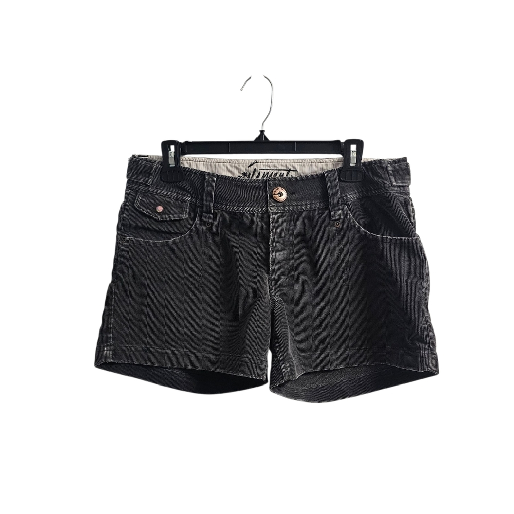 Element Vintage y2k Dark Grey Corduroy Shorts Size 7 Low Rise